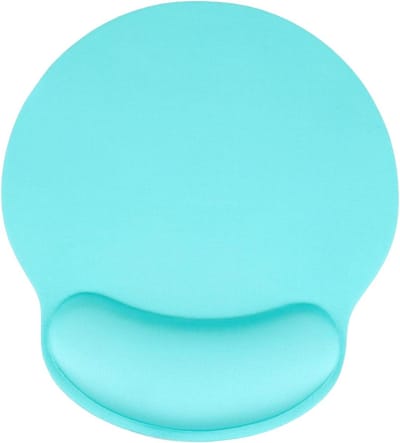 Ergonomische Muismat met Handsteun in Lichtblauw | Gel Muismat voor Comfortabel Werken en Spelen