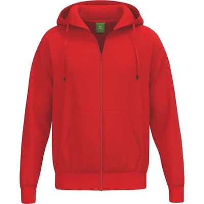 Erima Ts Sweatjack Met Capuchon Kinderen - Rood | Maat: 140