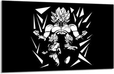 TMK ArtDeko Anime Serie - Glazen Beschermplaat - 80x52 cm - Snijplank - Osłona Kyrjen