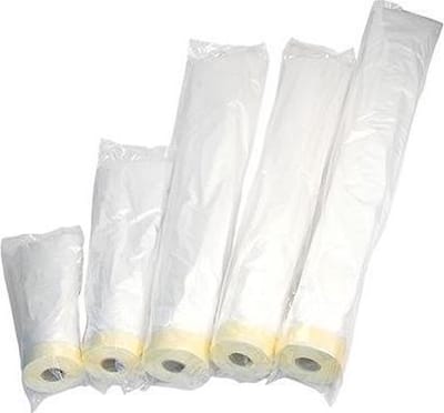Maskeerfolie met tape 60cm x 25 meter op rol