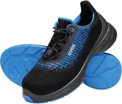 Uvex Veiligheidsit-schoen Halb-schoen 6830 Zwart/Blauw Pu