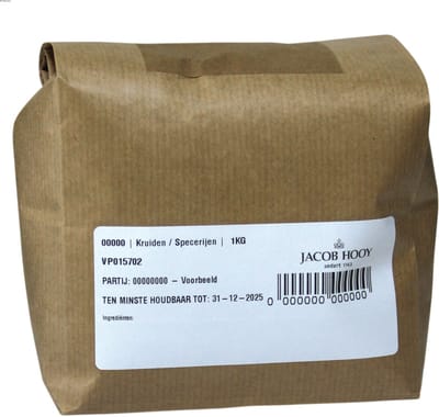 Jacob Hooy Kruizemunt Gesneden 1000gr