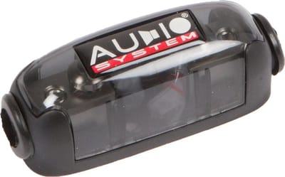 AUDIO SYSTEM Mini ANL HIGH END zekeringhouder.  Input/ Output: 10 tot 25 qmm