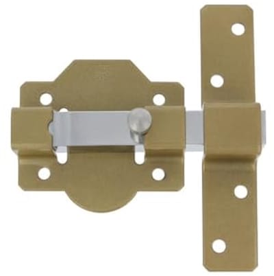 Omslagslot voor ingangs- en achterdeuren - Hoge Veiligheidsgrendel - Slot zonder Sleutel - Martelé-staal - 88 x 131 mm