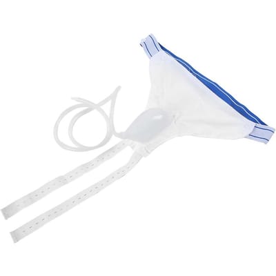 Collecteur d'urine respirant en silicone pour hommes et femmes Dispositif d'urination pour incontinence avec cathéter Type Atrophie chez les hommes âgés blanc