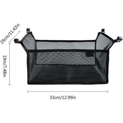 Opvouwbare Netzak voor Buiten Picknick Onder Tafel Opbergtas Bureau Box Statief Gaasmand Arrangement Hoes voor Kampeertafel Statiefrek Praktisch Gebruik gray