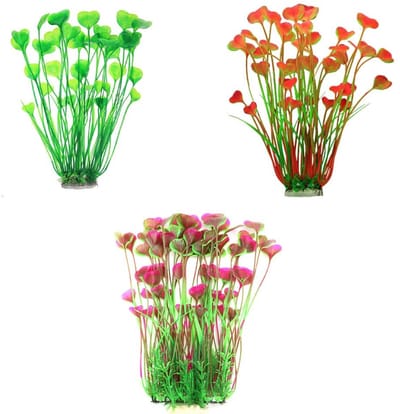Cosensi - Dailygoods - Kunstmatige Aquariumplanten Set van 3 voor Onderwaterdecoratie