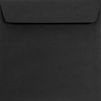 Gladde zwarte enveloppen A5 - 170 x 170 mm - 25 stuks - HK zelfklevend met plakstrip - 120 gram - Burano - Netuno