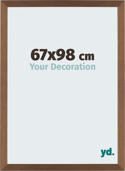 Your Decoration - Fotolijst 67x98 cm - MDF - Koper Decor - Mura