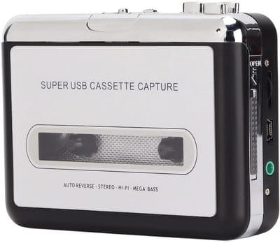 Cassette Speler USB naar MP3 Converter Draagbare Tape Drive met Heldere Geluidskwaliteit
