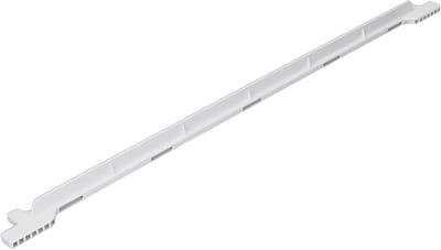Strip Achter Glasplaat - Glasplaathouder Randlijst - Koelkast Reparatie - Kunststof Bevestiging - 447 mm - Wit