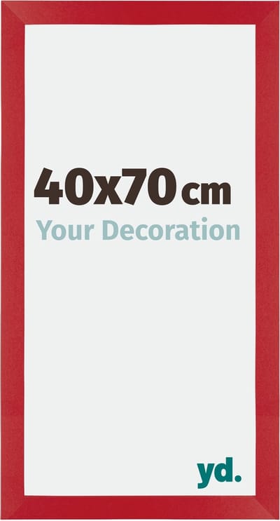 Your Decoration - Fotolijst 40x70 cm - MDF - Rood - Mura