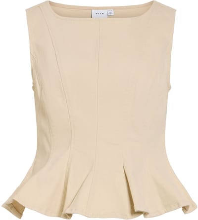 VILA Mouwloze top VICHIA Peplum