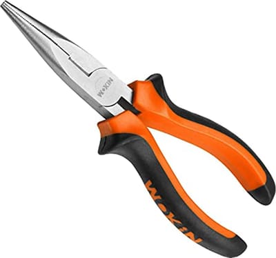 3-delige Pliers Set - Heavy Duty Knijptangen, 6" Langneus, 6" Diagonaal en 7" Gecombineerde Knijptangen met Ergonomische Handgreep