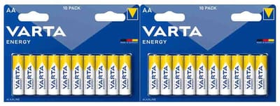 Varta Energy AA Blister - 2 x 10 stuks - Voordeelverpakking