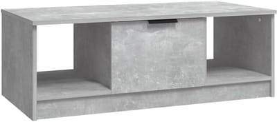 Moderne Salontafel Hout Beton Grijs