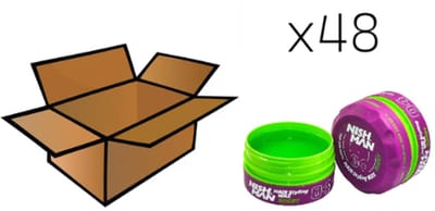 Nishman Hair Styling Wax 04 Ruby - 48 stuks