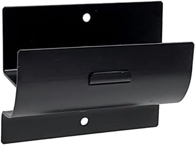 Ladder Hanger - Wandhaak Opslag - Garage Ordenen - Roestvrij Staal - 16 x 12 x 6 cm - Zwart