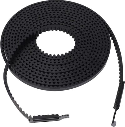 Garagedeur Aandrijfriem - Riem Vervanging - Garagedeur Openen - Stille Werking - 237 Inch - Zwart