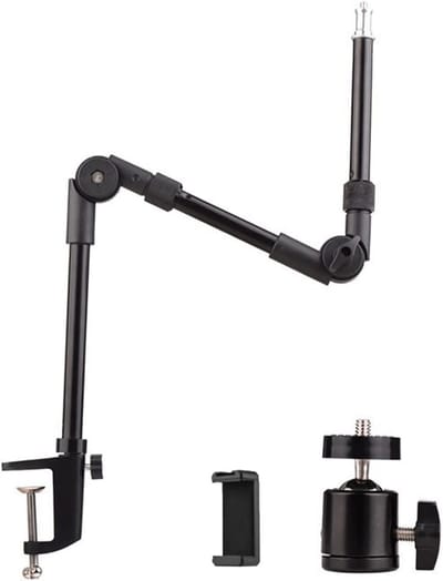 Projector Beugel - Projectorstandaard Houder - Thuisbioscoop Setup - 360 Balhoofd - 62cm Lang - Zwart