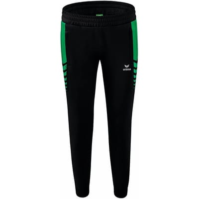 Erima Six Wings Worker Broek Dames - Smaragd / Zwart | Maat: 40