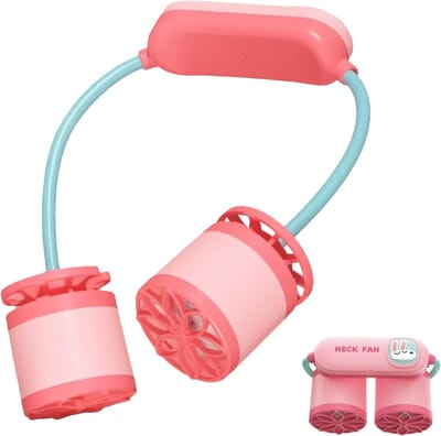 Bladloze nekventilator, nekventilator, draagbare nekventilator, stil koelgereedschap met 3 snelheden voor werk op kantoor lezen reizen buitensport
