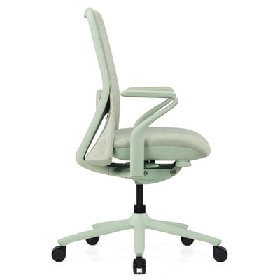 Bureaustoel / draaistoel VERVIO Rugleuning 3D-netstof / zitting stof salie hjh OFFICE