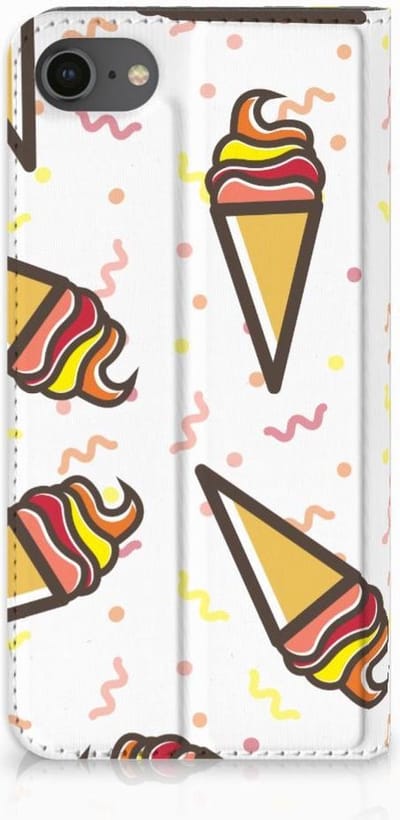 Book Case voor iPhone 7 | 8 | SE (2020) | SE (2022) Flip Style Cover Icecream
