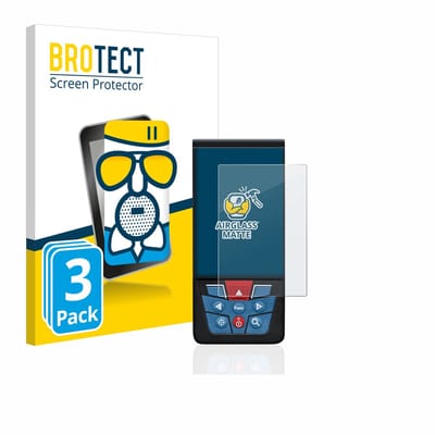 BROTECT - Screenprotector voor Bosch GLM 150-27c - Folie Beschermfolie Beschermglas matte 3 Stuks