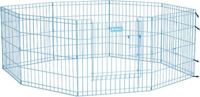 Topmast Puppyren uitvouwbaar - Blauw - 560 cm Omtrek - 60 cm Hoog - Opvouwbaar - XL Hondenren - Voor Binnen
