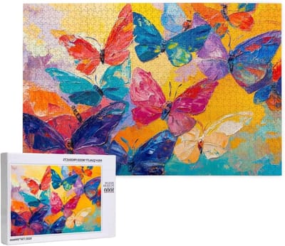 Legpuzzel Vlinder - Puzzel Volwassenen - Ontspanning en Brein Training - 3000 Stukjes - 112x88cm - Kleurrijk