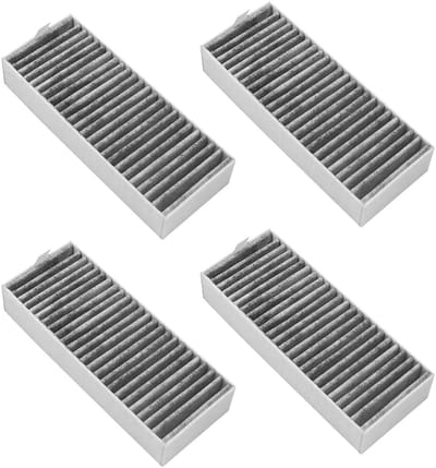 Hood Filter Set van 4 Stuks voor Carbon Filters - Geschikt voor Diverse Merken - 192 x 75 x 35 mm - Duurzaam en Efficiënt Gebruik