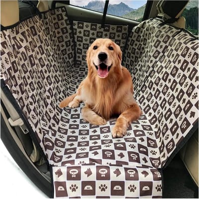 Honden autostoelhoes - Reismat huisdier - Veilig reizen - Waterdicht en duurzaam - 137x147 cm - Zwart