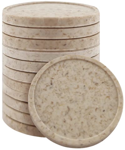 CombiCraft blanco winkelwagenmunt € 1 formaat hout - per 100 stuks