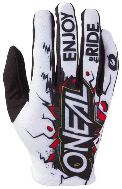 O'NEAL Matrix Villain 2 White Motocross Gloves - Maat L - Handschoen