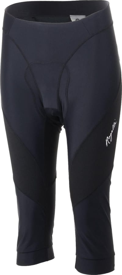 Rogelli Essential Driekwart Fietsbroek - Dames - Zwart - Maat XS