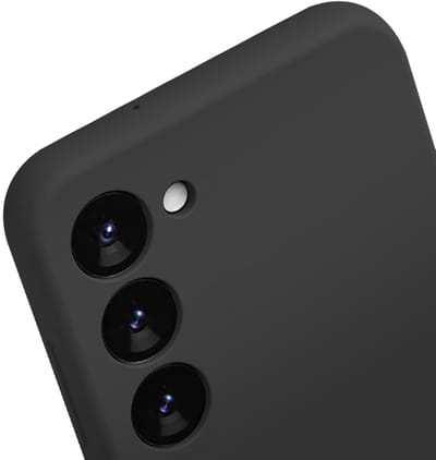 Jaym, Hoesje geschikt voor Samsung Galaxy A54 5G - Siliconen met Microvezel, Zwart
