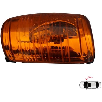 BSP593-2 Rétroviseur Latéral Droit Orange Ambre Lampe Indicateur de Direction Lentille pour Ford Transit MK8 T18 V363 2013-En Avant 1847390
