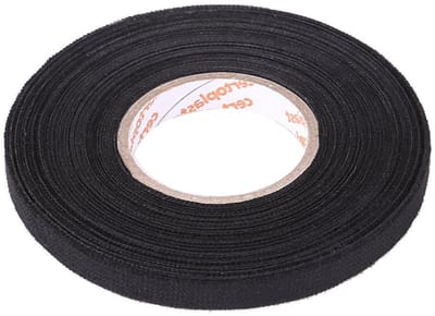 Allecto- Auto Zelfklevende Viltband - Multifunctioneel - Anti-piep en Ratel - 9 mm x 15 m - Zelfklevend - Kabelboom - Autoaccessoires - Plakband - Geschikt voor Auto - Zwart