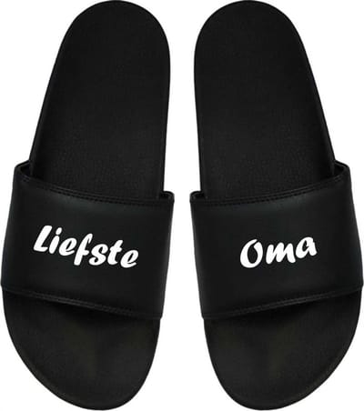 Cadeau Sint - Cadeau Kerst - Cadeau Oma - Cadeau Badslippers - Oma Badslippers - Dames 43