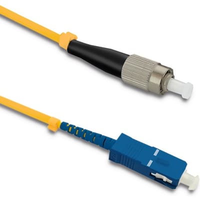 Qoltec glasvezel patchcord FC/UPC-SC/UPC |   Singlemode |   9/125 |   G652D |   Simplex |   0,5m