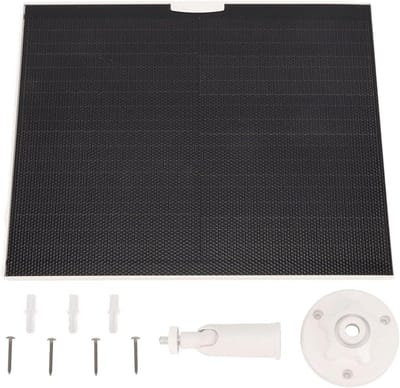 Zonnepaneel 10W - Oplaadpaneel Buiten - Apparaten Opladen - ETFE Lamineerpaneel - 2.8m Snoer - Zwart