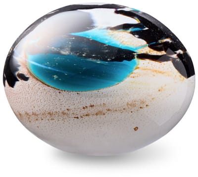 Urn As in Glasobject Bohemian Bol Glazen Urn Glas Midi urn voor as Urn Kunst As Atlantis - Inhoud 1,5L