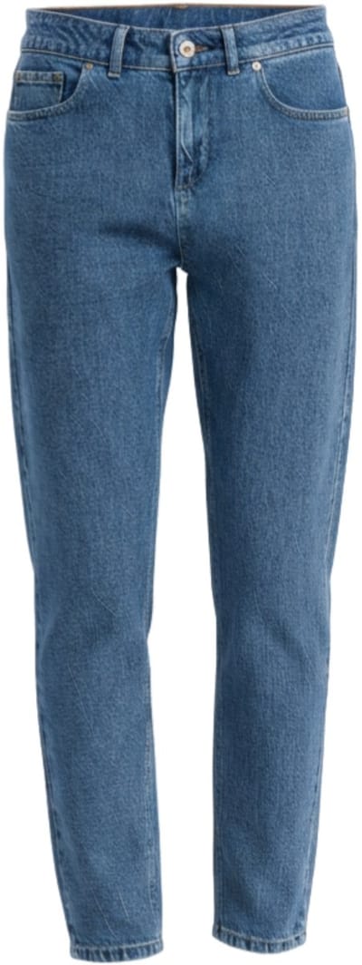 OMBRE Broek - Slim Fit - Katoen - Rits Indigo L