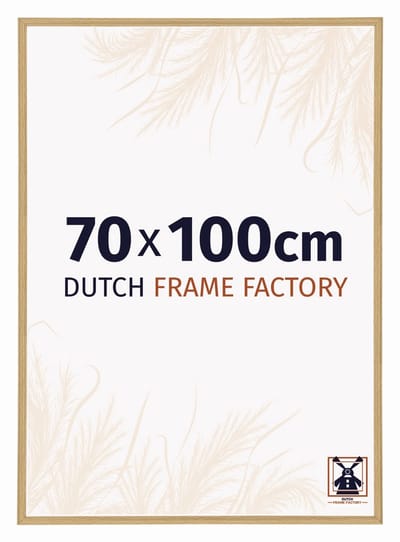Fotolijst 70x100 cm - Kunststof - Beuken Licht - Angers