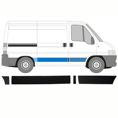 Sierlijsten set voor Fiat Ducato 2002-2006 / Rechts