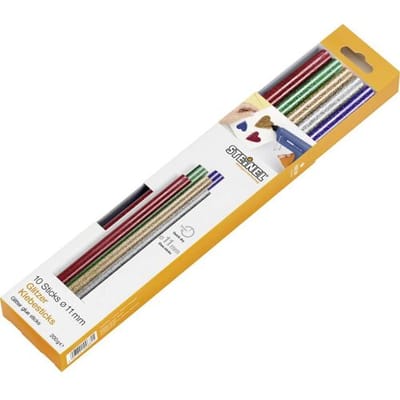 Steinel KLEBESTICKS 200MM GLITZER 200GR Lijmstick 11 mm Goud, Zilver, Groen, Blauw, Rood 0.2 kg 10 stuk(s)