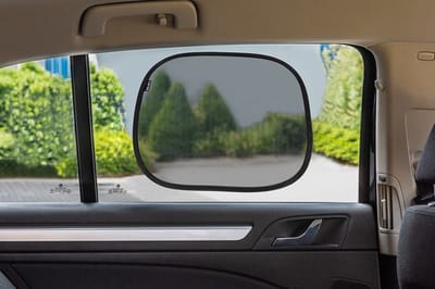 Auto Zonneschermen – 2 Stuks – Universeel – 42x39 cm – Elektrostatisch – Herbruikbaar Raam Zonnescherm – Zonnebescherming voor Kinderen