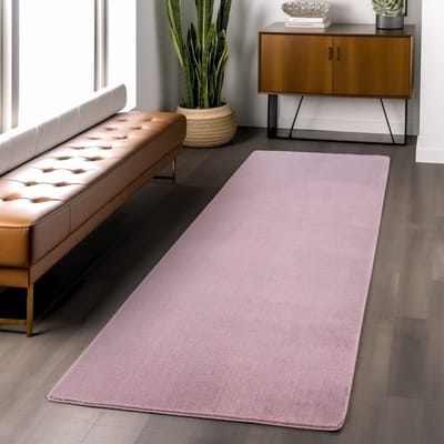Binnenkleed, roze, voor woonkamer en slaapkamer, natuurlijke uitstraling, modern design, geschikt voor dagelijks gebruik. 140x200 cm