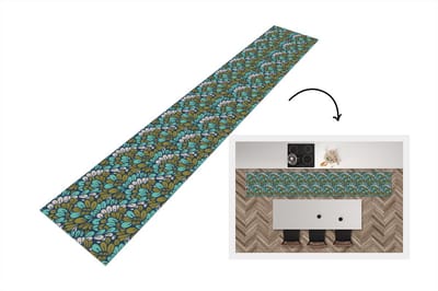 Keukenloper - Loper keuken - Patronen - Jungle - Plant - 300x50 cm - Keukenloper vinyl